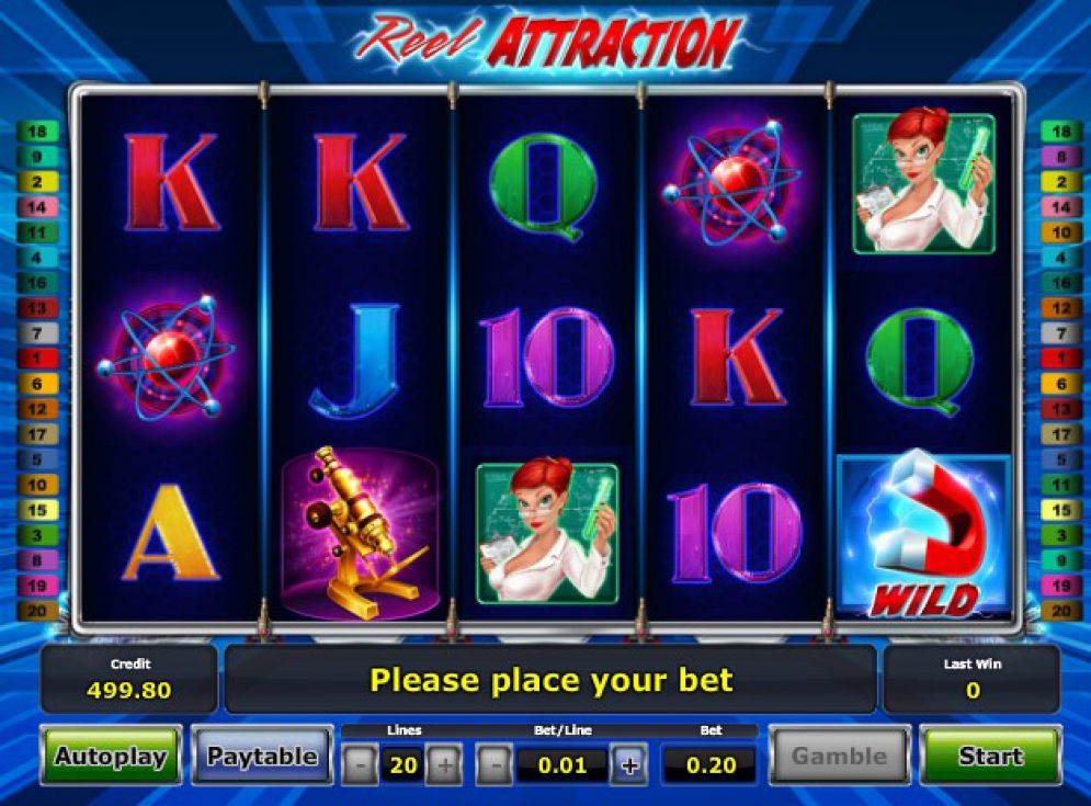 Reel Attraction Slot Machine